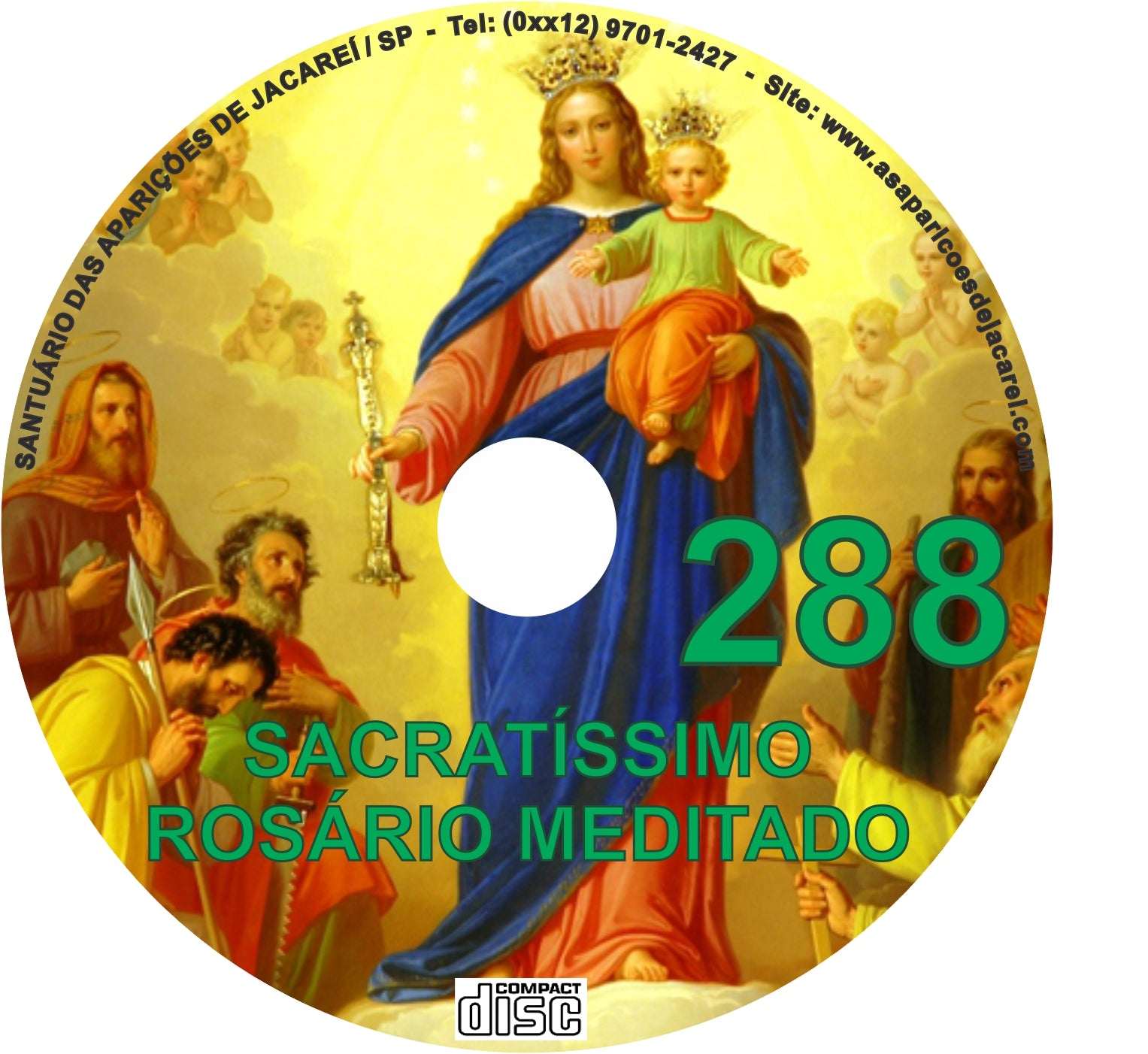 CD Rosário Meditado 288 CD Rosário Meditado 288